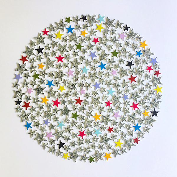 Paper stars - affordable paper art designed by Cissy Cook